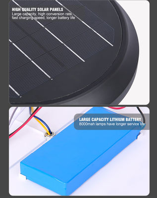 35/65/85 des cm-Edelstahl-LED Solarstützdimmer garten-Licht-6500LM