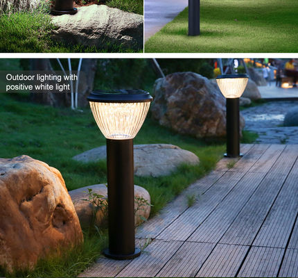 35/65/85 des cm-Edelstahl-LED Solarstützdimmer garten-Licht-6500LM