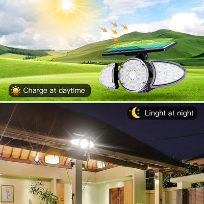 Drei Sonnemmessfühler-Wandleuchte der Kopf-100-400LM 38PCS LED für Bahn