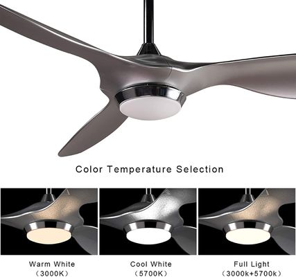 Moderner leuchtender LuxusDeckenlüfter 72w führte hellen Körper-Lampen-Metallbewegungsschalter