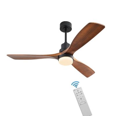 Deckenlüfter-Licht-Fernsteuerungswohnzimmer-Leuchter DCs Wechselstrom-120V hölzernes