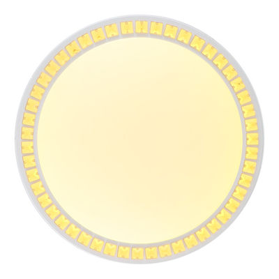 Moderner dekorativer weißer faltbarer Deckenlüfter 5250lm 70W mit Licht für Haus