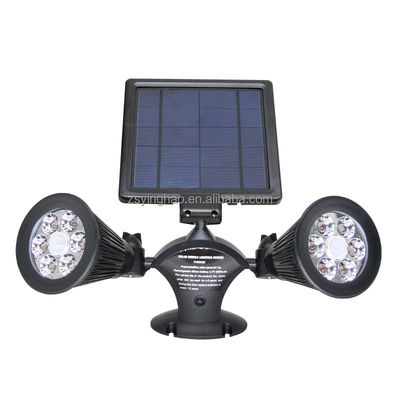 bewegungs-Sensor-Scheinwerfer 12LEDs 20-600Lumen verdoppeln Solarhauptsolarscheinwerfer
