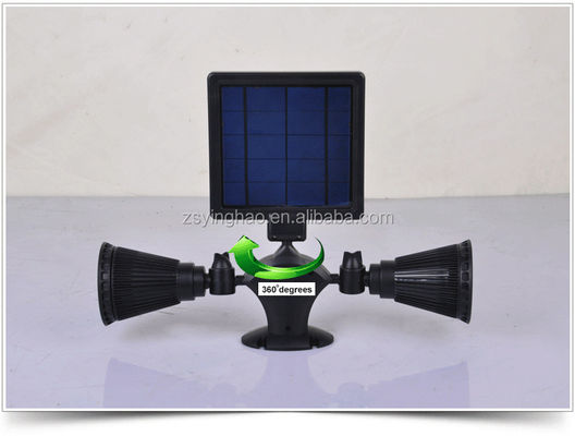 bewegungs-Sensor-Scheinwerfer 12LEDs 20-600Lumen verdoppeln Solarhauptsolarscheinwerfer