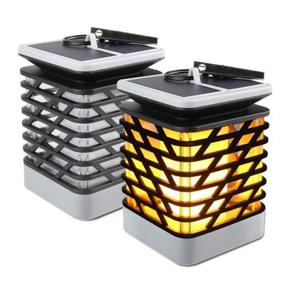 Flammen-Fackel-Solarlicht 30LM 3500K geführtes flackerndes