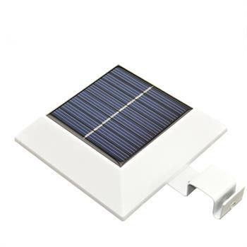 Super helles 6000K 4Pcs führte Solarzaun-Wall Lights With-Bewegungs-Sensor