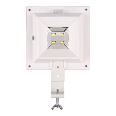 Super helles 6000K 4Pcs führte Solarzaun-Wall Lights With-Bewegungs-Sensor