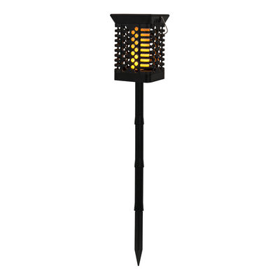 Warme weiße IP65 75 LED Solarsolarflammen-flackernde Lampen-Fackel des garten-Licht-100lm/w