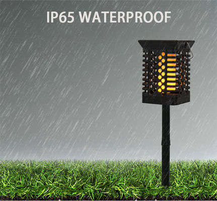 Warme weiße IP65 75 LED Solarsolarflammen-flackernde Lampen-Fackel des garten-Licht-100lm/w