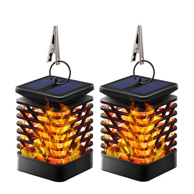 Warme weiße drahtlose LED Solargarten-Laternen-Solarflammen-Fackeln 3500K 40LM