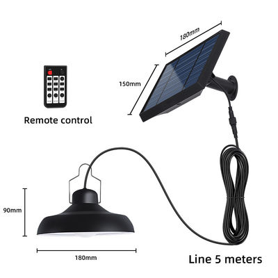 90lm/W 2800-3200K führte verschüttete Licht-Solaryard-Lampen-Solaranhänger für das Kampieren