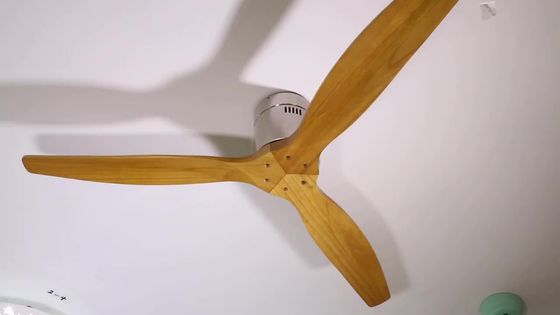 Fan-Licht 6000K DES Soem-ODM-Weinlese-Ausgangs1320mm Matt White Natural Wood Ceiling