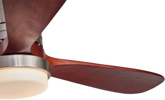 Deckenlüfter-Lichtes drei des EMC-Haupthotel-220v 1320MM hölzerne Geschwindigkeit besonders angefertigt