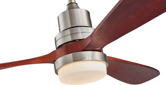 Deckenlüfter-Lichtes drei des EMC-Haupthotel-220v 1320MM hölzerne Geschwindigkeit besonders angefertigt