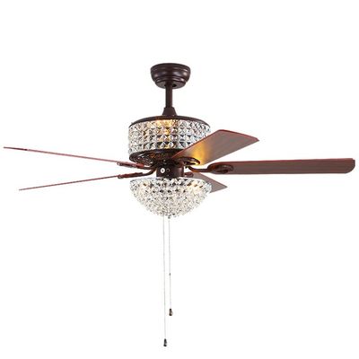 Super helles Blatt fünf 2000 Lumen-Metallblatt-Deckenlüfter für Küche 65Watt