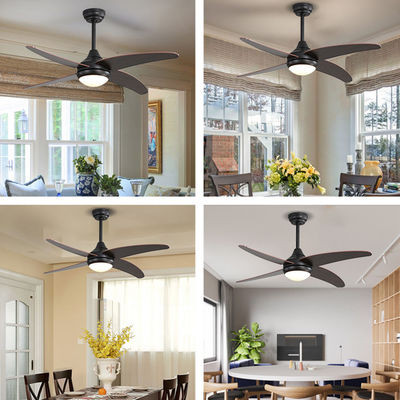 3000-5000K 50000Hour Eisen-Sperrholz-Metallblatt-Deckenlüfter-Lampen-Energieeinsparung