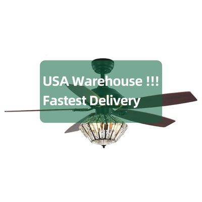 Industrieller flacher Blatt-Deckenlüfter des Metall65w mit hellem DC-Motor Wechselstrom-120V