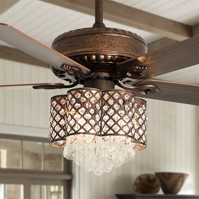 Fernsteuerungs-120V moderner Crystal Ceiling Lamp In Dining Raum 52Inch