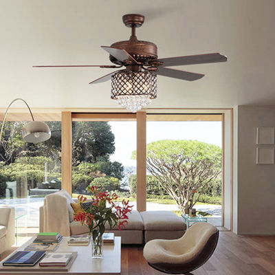 Fernsteuerungs-120V moderner Crystal Ceiling Lamp In Dining Raum 52Inch