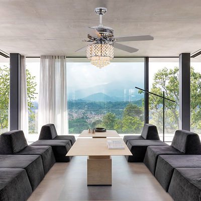 18w ebener Berg Crystal Chandelier Ceiling Fan