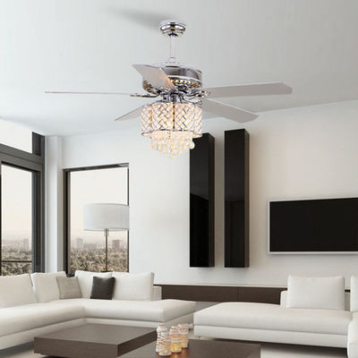 18w ebener Berg Crystal Chandelier Ceiling Fan