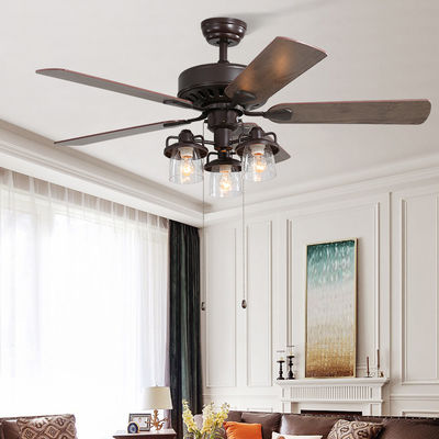 Licht 52Inch Crystal Cooling Air Ceiling Fan
