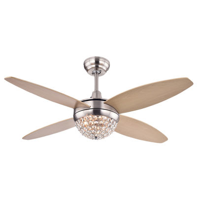 Kein Deckenlüfter-Glas-Lampenschirm-Esszimmer-Leuchter-Ventilator der Geräusch-18w antiker Bronze