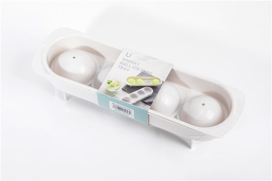 Kugelförmiger Eis-Würfel Tray With Lid DER CER-EU-Silikon-Küchengeschirr-Produkt-115g