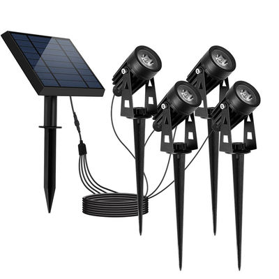 angetriebener Solargarten 6000K 100-200LM Spike Lights/Solarlandschaftsgestaltungsscheinwerfer
