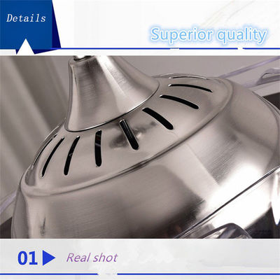 neutrales Weiß 6000k 4000lm Crystal Flush Mount Ceiling Fan