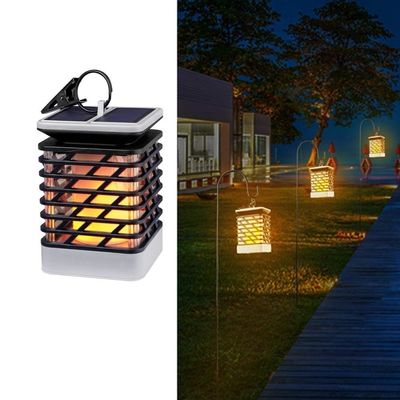 Warme weiße drahtlose LED Solargarten-Laternen-Solarflammen-Fackeln 3500K 40LM