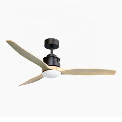 Dekor-Wohnzimmer 40w 52 Blätter DC-Motor des Zoll-hölzerner Deckenlüfter-Licht-3
