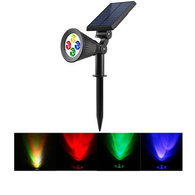 Farbe 5000K RGB, die Solarlandschaftslichter IP44 200 Lumen-Solarweg-Lichter ändert