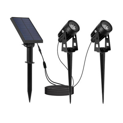 angetriebener Solargarten 6000K 100-200LM Spike Lights/Solarlandschaftsgestaltungsscheinwerfer