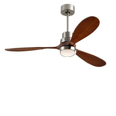 Sperrholz-Blätter der DC-Motor-Dimmable-Deckenlüfter-Licht-Ausrüstungs-3 bürsteten Goldfarbe